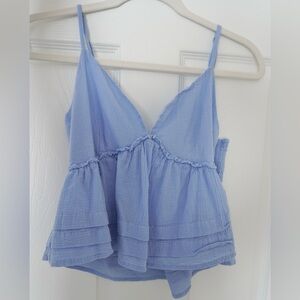 Altar’d State Cropped Peplum Top